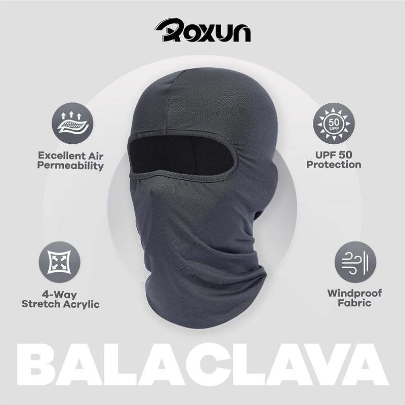 ROXUN Ski Mask Balaclava Shiesty, 2 Pack Cold Winter Warm Windproof Motorcycle Neck Gaiter for Men/Women - Image 2